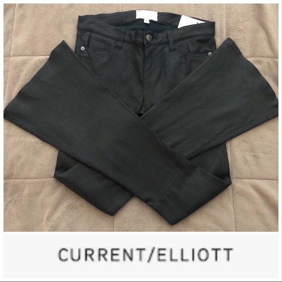 CURRENT/ELLIOT “The Frontman” Blk Leather Pant 29L - Picture 1 of 5